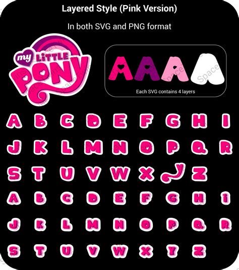 Download 844+ My Little Pony Letters for Cricut Machine
